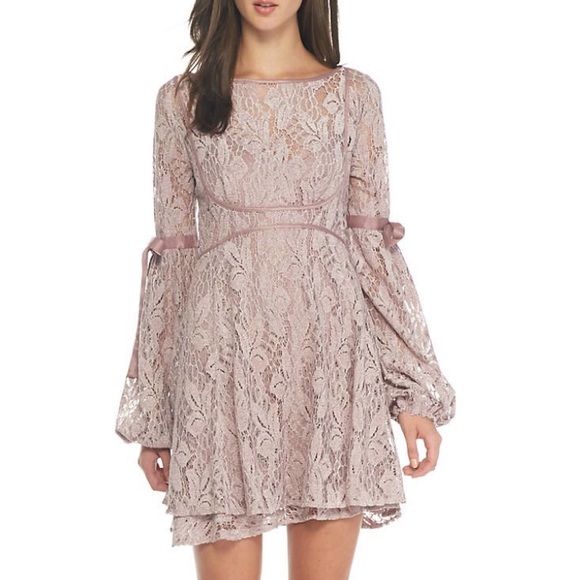 Free People Dresses & Skirts - Free People Lavender Lace Dress